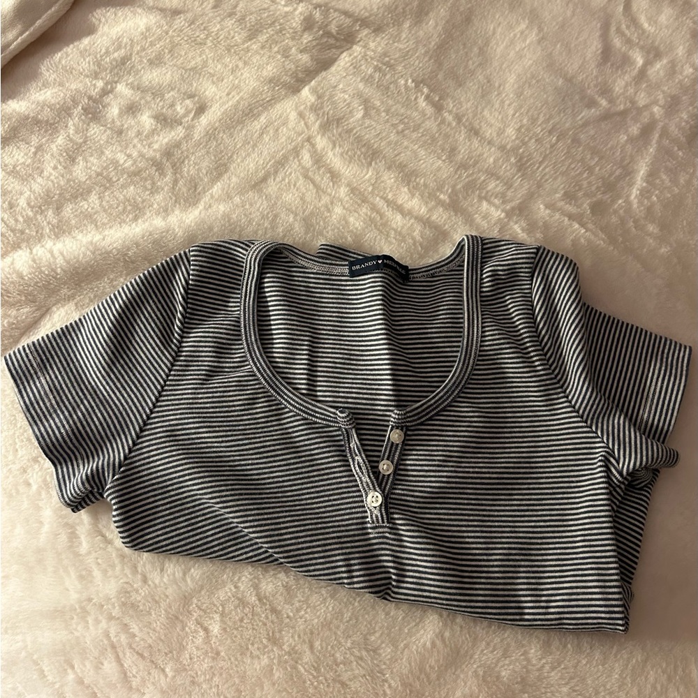 Brandy melville striped tee!